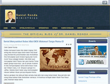 Tablet Screenshot of danielronda.com